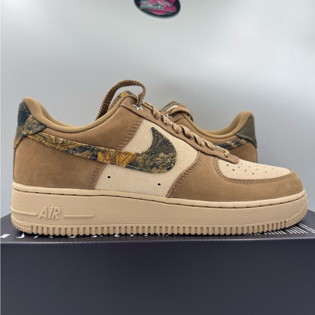 Nike Air Force 1 07 Realtree Rattan Rocky Tan Brand New Size 8